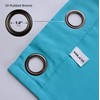 MIUCO 1 Pair Thermal Insulated Grommet 52-Inch-by-63-Inch Blackout Window Curtain