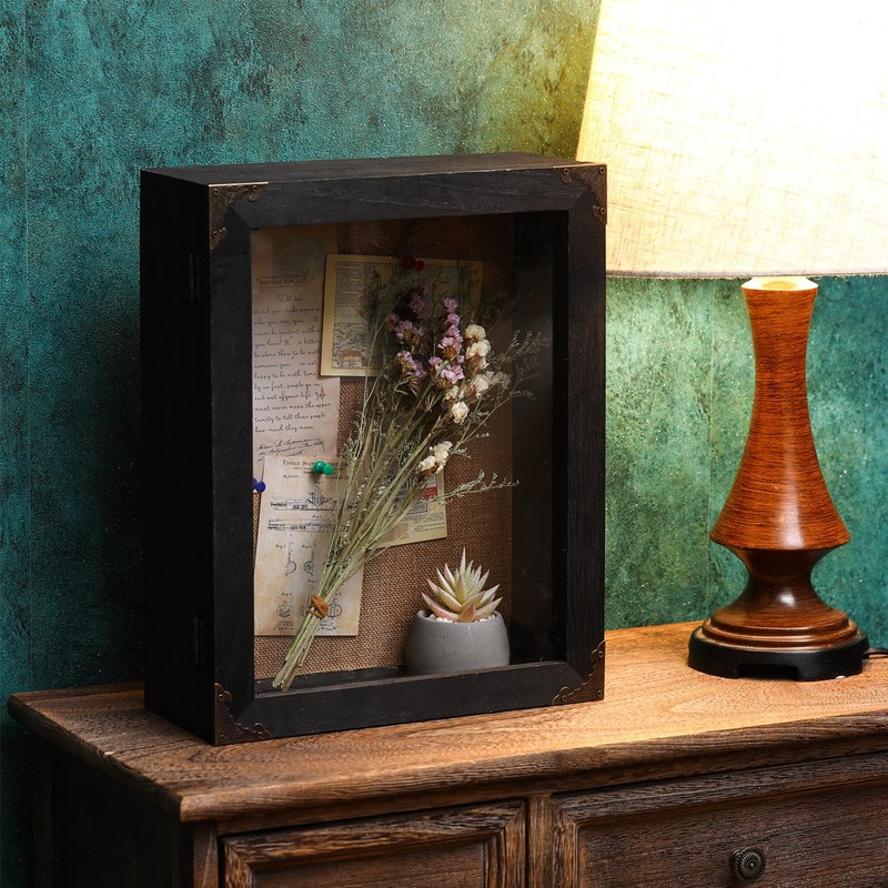 Cinnvoice 11x14 Inch Extra Deep Shadow Box Frame Depth 4.7in