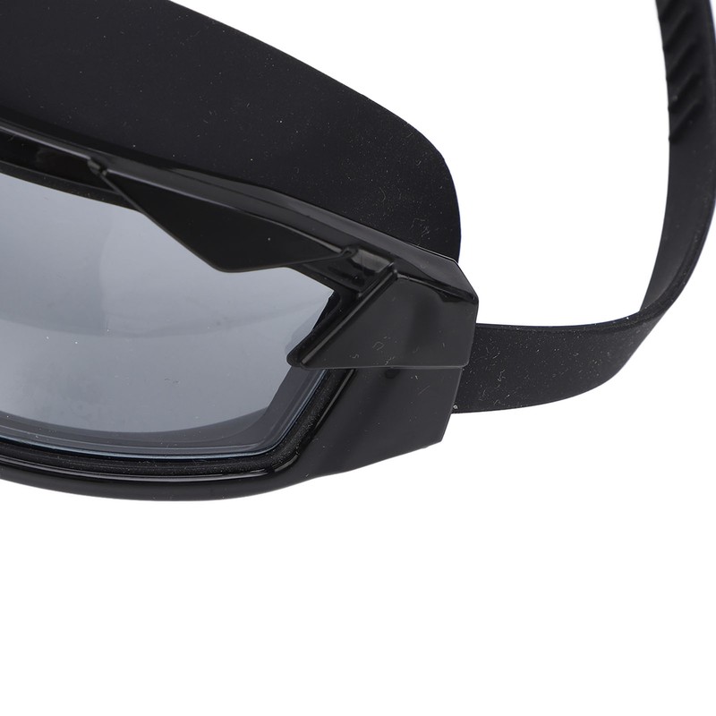 Swim Goggles with Earplugs PC Silicone Clear Lens Wide View
