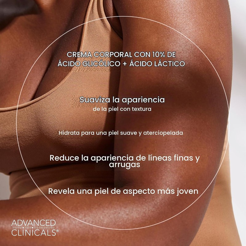 Advanced Clinicals- Loción corporal hidratante para el cuidado de la