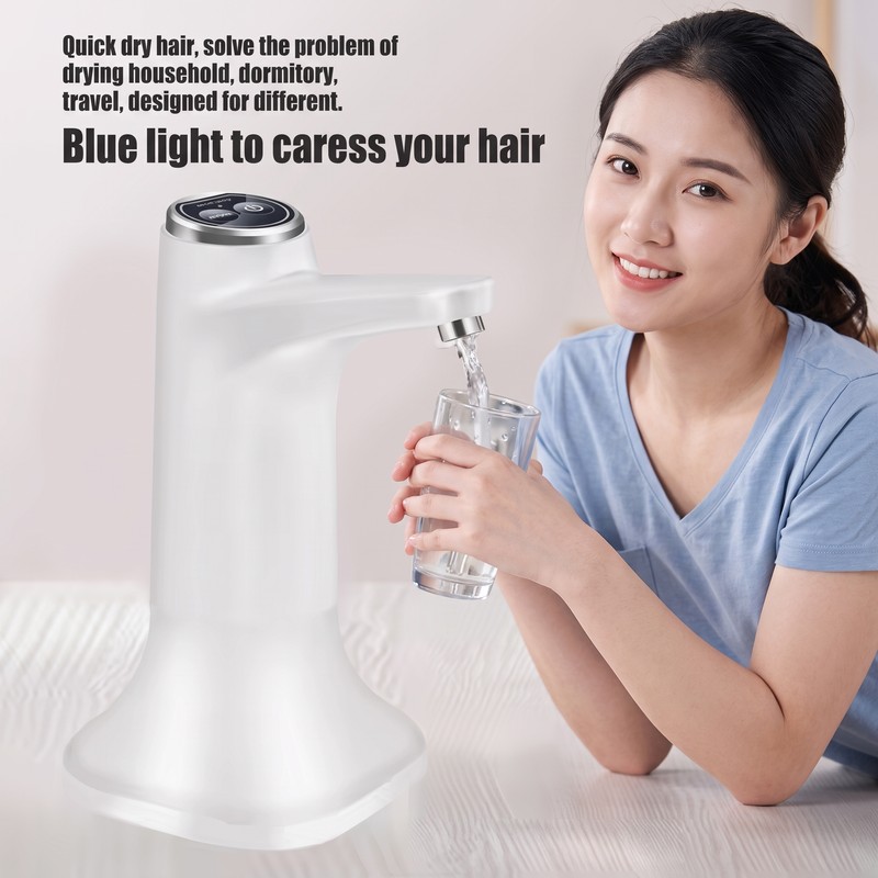 Electric Water Bottle Pump, Portable USB Rechargeable Automatic Drinking Water