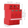 DC PV Surge Protector Fireproof Anti Corrosion Orange Surge Protective