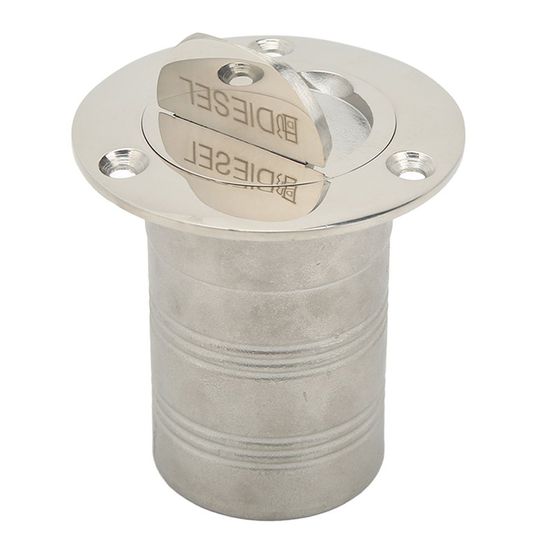 Boat Filler Right Angle Clamshell 316 Stainless Steel Hardware for