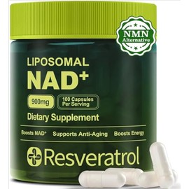 Suplemento NAD 100 capsulas Resveratrol Quecertin Energía y Vitalidad                                                                                 