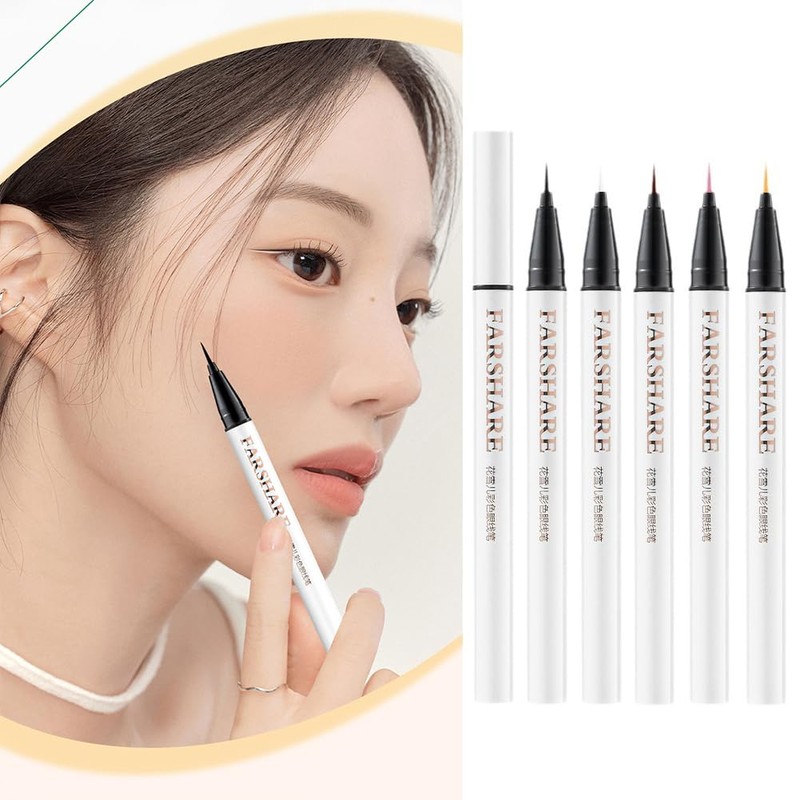 Multicolor Eyeliner Liquid Waterproof Color Eyeliner Long-Lasting Eyeliner High Adhesion,