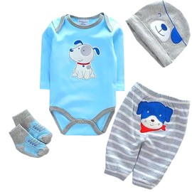 Reborn Baby Dolls Clothes Accessories Outfit for 17-23 Inch Reborn Newborn Baby Doll Boy Clothing Set
