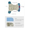 Pañales Reutilizables Para Bebés, 4 Unidades/paquete De Tela