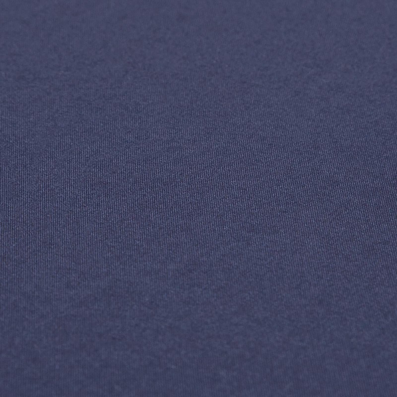 HOMESCAPES Navy Blue Deep Fitted Sheet (12”) King 200 TC