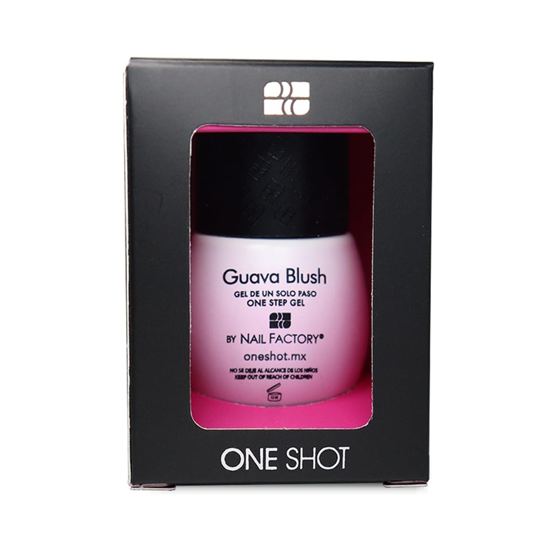 One Shot Sheer Gel Semipermanente Traslucido para uñas Tono Guava