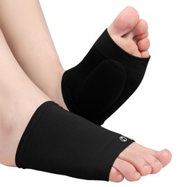 Arch Supporter, Arch Insole: Standing, Work, Indoor, Daily Life, Men's, Women's, Black (Set of 2)