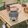 Mini Alcohol Stove Brass Aluminum Alloy Safe Windproof Portable Widely