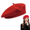 XURJUMI Beret Hats & Berets for Women, Beret, Red Hat,