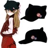 [monirnigplace] Evangelion Eva Asuka Hat, Cosplay Cap, One Size Fits