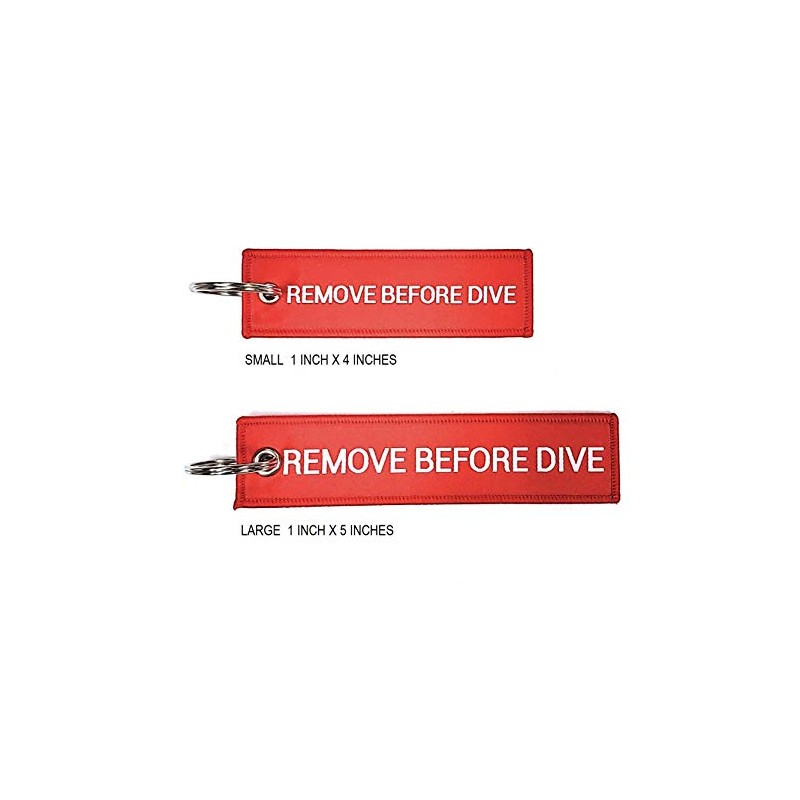 Scuba diver woven Keychain – Remove Before Dive – Diving