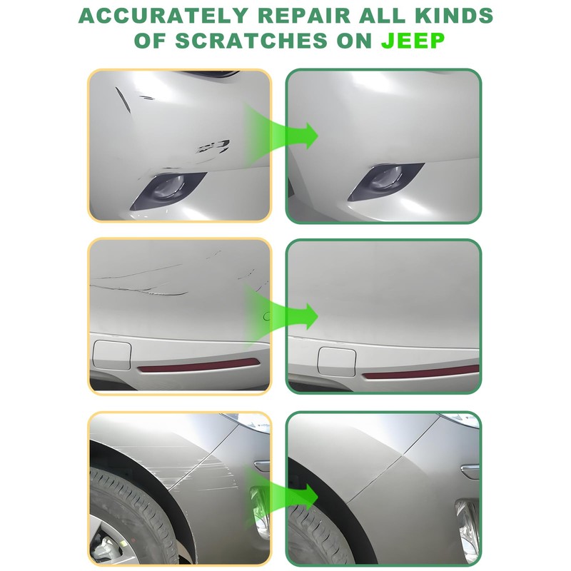 Car Touch Up Paint Sting Gray(PDN) for Jeep, Color Accurate