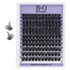 BelleQiana Silk Air Individual Eyelashes​Feather-Light Ultra-Soft Band Lashes, DIY Cluster
