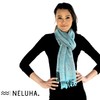 NELUHA Pashmina Scarf Turquoise Traditional Patterned for Men and Women