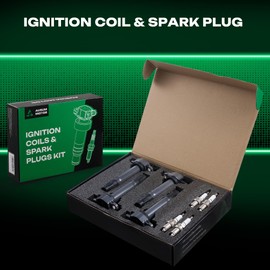 Set of 6 Ignition Coil Pack UF557 & Iridium Spark Plugs 2262 AUSUM MOTOR Compatible with Jeep 2007-2017 Compass, 2007-2017 Patriot & Dodge Journey, Avenger, Caliber, Chrysler 200 Sebring # UF-557