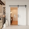 ALAMEDADT 36''x84'' Sliding Barn Door with 6.6 Ft Barn Door