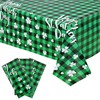 Vedran 3 Pack Happy St Patricks Day Tablecloth Decorations, Green