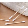 200 Hisopos de Bamboo con almohadillas de algodón 100% Biodegradables.