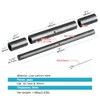 OTTFF 2 Pack 12" Weld On Trailer Ramp Door Hinges,