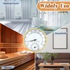 Sauna Thermometer 2 in 1 Sauna Fahrenheit Thermometer Hygrometer Indoor