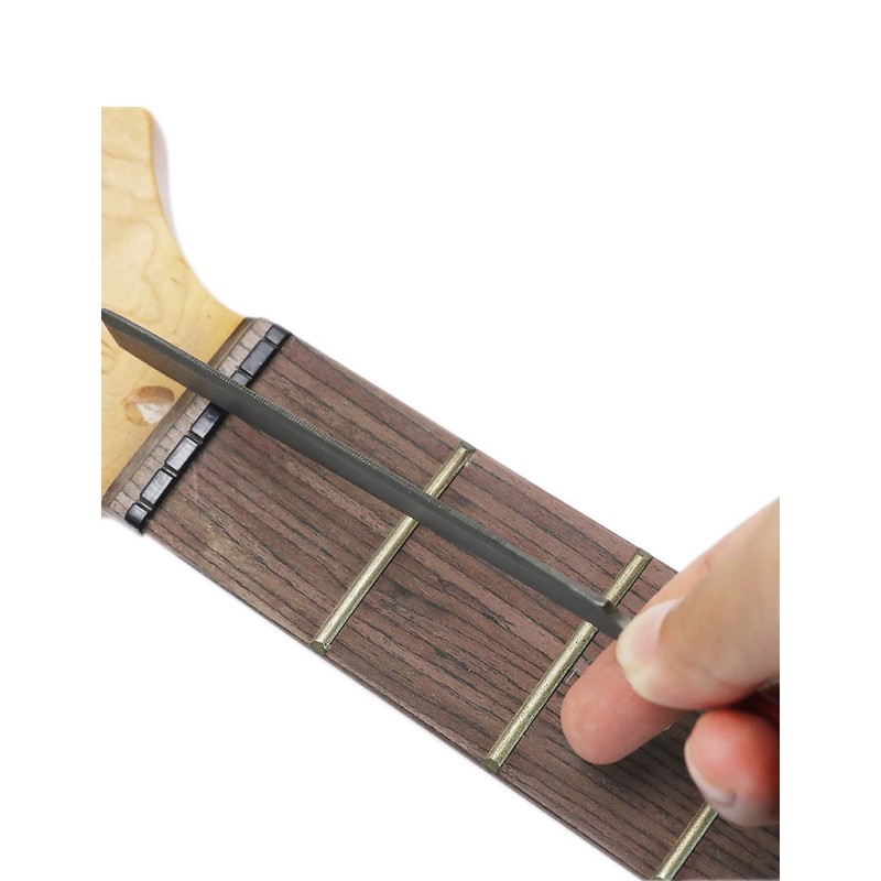 Metallor Guitar Nut File Set Double Edge Nut Slotting File