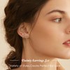 8 Pairs Stainless Steel Half Hoop Earrings | Huggie Hoop