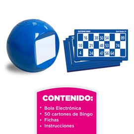 Bizak Electrobingo Electronic Bingo with Sound, Family Game, Play with Friends, Gift for Children from 4 Years (61832162)