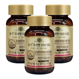 Solgar CoQ10 100 300mgX60capsulesX3ea23276547673596 / 솔가 코큐텐 100 300mgX60캡슐X3개23276547673596