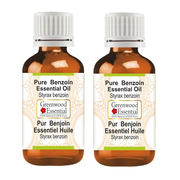 Greenwood Essential Pure Benzoin Essential Oil (Styrax Benzoin) Steam Distilled