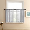 XTMYI - Cortinas transparentes (63,5 x 76,2 cm), color gris
