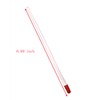ONLYKXY 4 Pieces 17 cm Nail Cuticle Pusher, Red Rubber