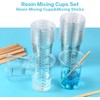 Epoxy Resin Mixing Cups 50Pcs 8oz with Sticks Paint Pigment
