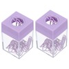 PATIKIL Magnetic Paper Clip Holder Dispenser, 2 Pcs Large Capacity