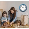 JENLYSTIME 12 Inch Retro Wall Clock Silent Non Ticking Battery
