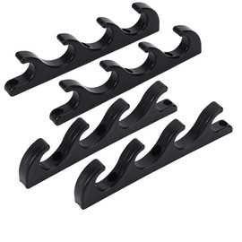 AHANDMAKER 4PCS Black Chaise Lounge Bracket, Multi Position Furniture Chair Buckle, Adjustable Back Support Adjuster for Outdoor Patio Lounge