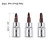 TA-VIGOR 3Pcs 3/8" Drive PH1 - PH3 Phillips Bit Socket,