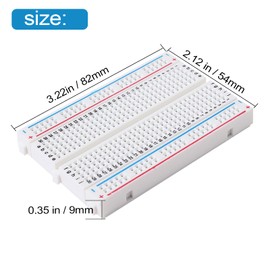 DEYUE breadboard Set Prototype Board 2Pcs 400 Point and 2Pcs 830 Point Solderless Board Kit
