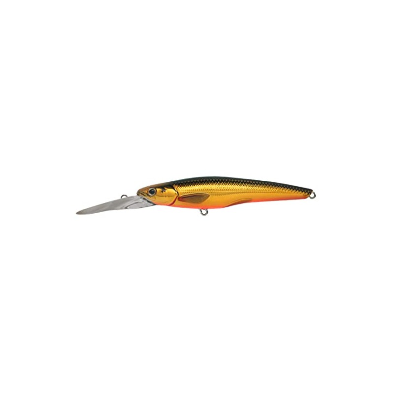 Rainbow Smelt Jerkbait Gold/Orange 4 1/2"