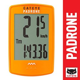 CAT EYE - Padrone Wireless Bike Computer, Orange