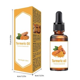Turmeric Facial Oil, 3 Counts/set Moisturizing Facial Oil, Daily Skincare Set for Women & Men, Skin Care Kit for All Skin Types