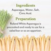 Roland Foods Canned White Asparagus Spears in Brine, 14.1 Ounce