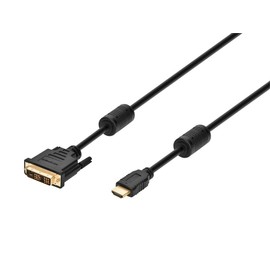Monoprice 102404 High Speed HDMI to DVI Adapter Cable with Ferrite Cores, 28AWG, 6-Feet, Black