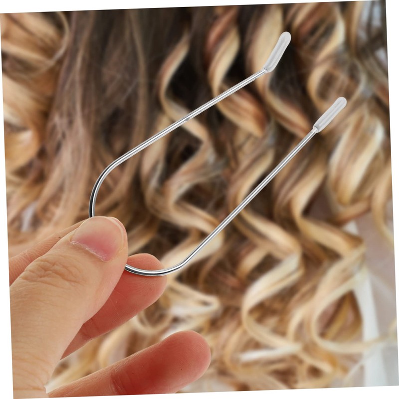 VICASKY Stainless Steel Hot Curler Clips 2 Sets for Electric