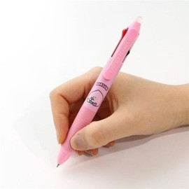 Pink Foot Carrot Friends Erasable 3-Color Pen 0.5mm Instant Pen / 핑크풋 당근친구들 지워지는 3색펜 0.5mm 순삭펜