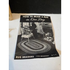 Vintage RUG-A-DAY Rug Braiding Kit 1950'S