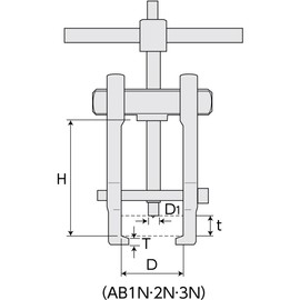 Supertool AB2N Amateur Bearing Puller