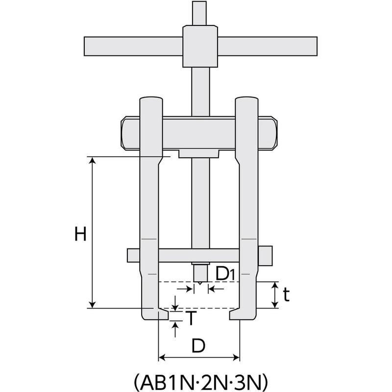 Supertool AB2N Amateur Bearing Puller